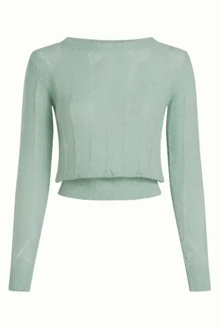 Mintgrøn King Louie strikbluse