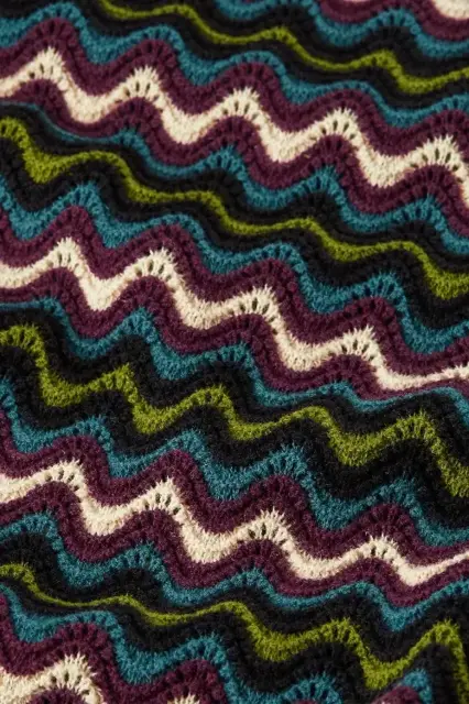 King Louie bluse med zigzag mønster
