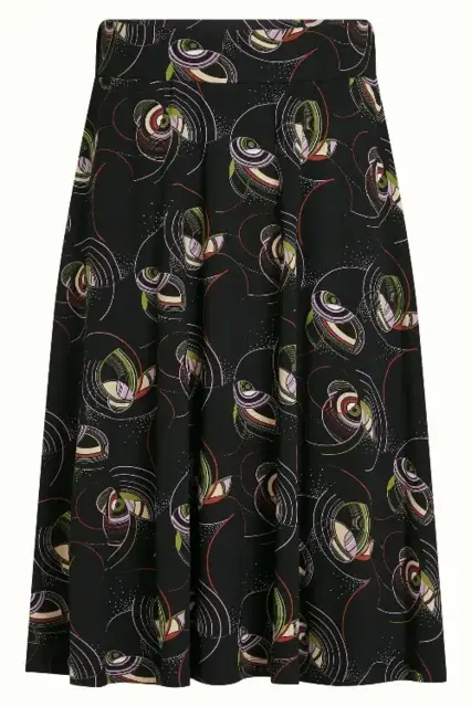 King Louie nederdel med art deco print