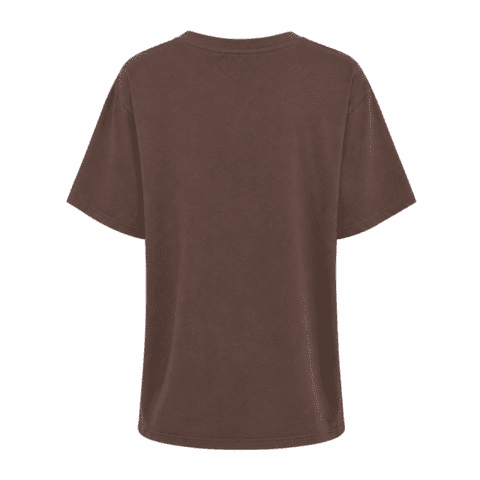 Brun T-shirt med hund