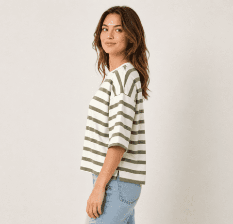 Marta du chateau T-shirt med  striber