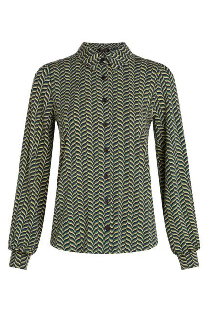 King Louie skjortebluse med print