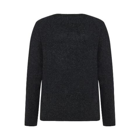 Koksgrå Cardigan i 100% yakuld