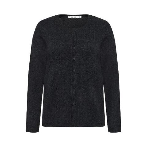 Koksgrå Cardigan i 100% yakuld