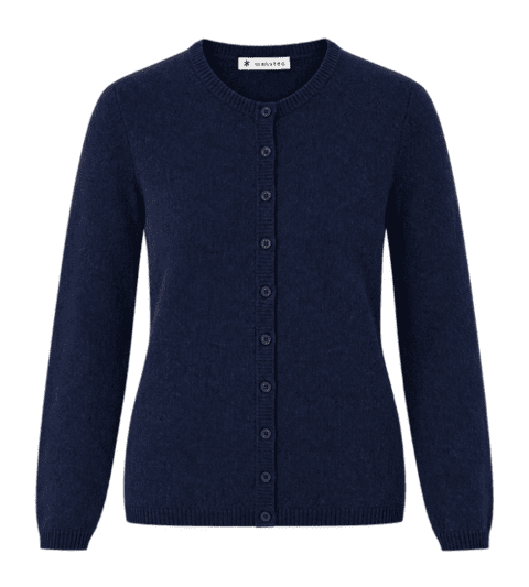 Mørkeblå Mansted yakuld cardigan