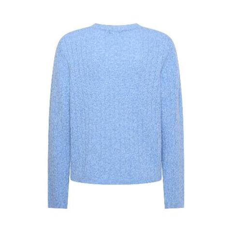 Lyseblå Mansted Merino cardigan