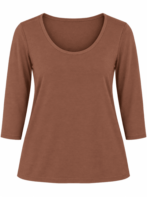 Kanelfarvet Mongul T-shirt