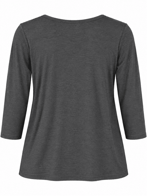 Gråmeleret T-shirt fra Mongul