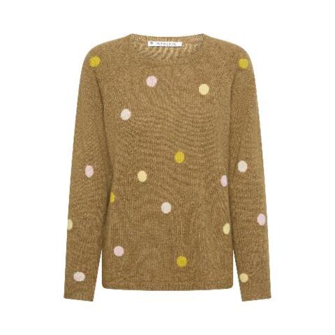Varm beige  Mansted bluse i merino