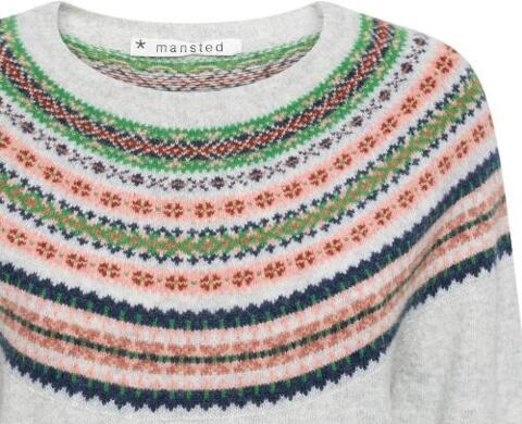 Lys grå Mansted pullover