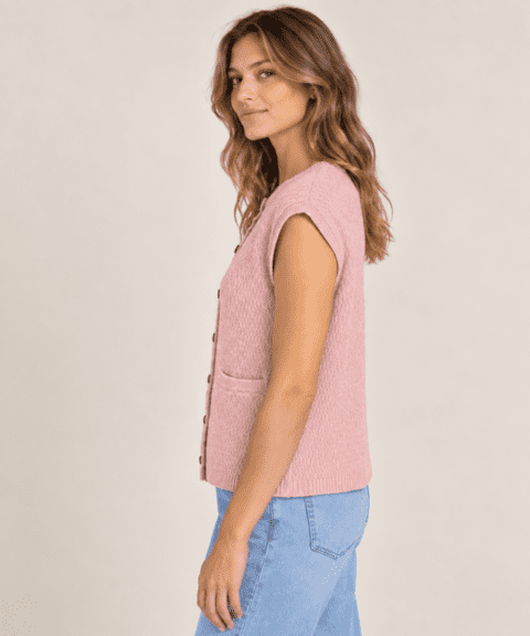 Rosa strikvest fra Mansted