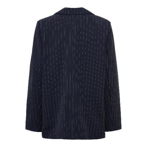 Blå nålestribet Marta blazer