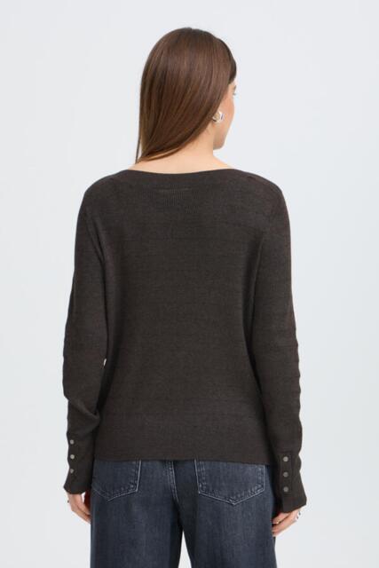 Mørkebrun Pulzjeans bluse