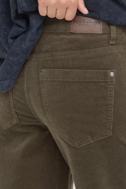 Olivengrønne Pulzjeans fløjlsbukser