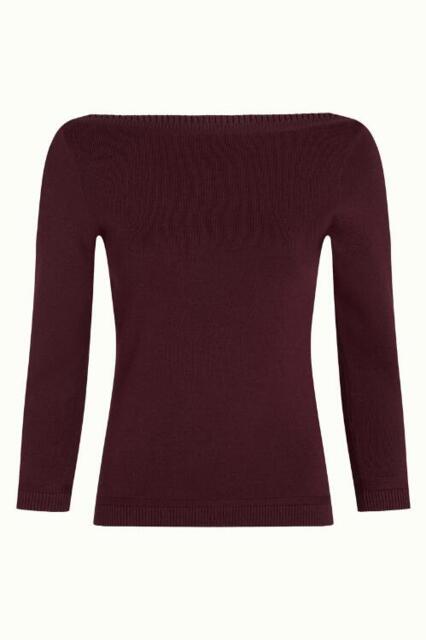 Bordeaux King Louie bluse