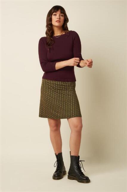 Bordeaux King Louie bluse