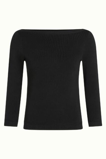 Sort King Louie bluse i bomuld