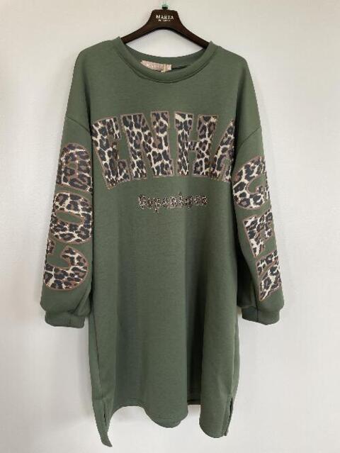 Grøn Marta du chateau sweatshirtkjole