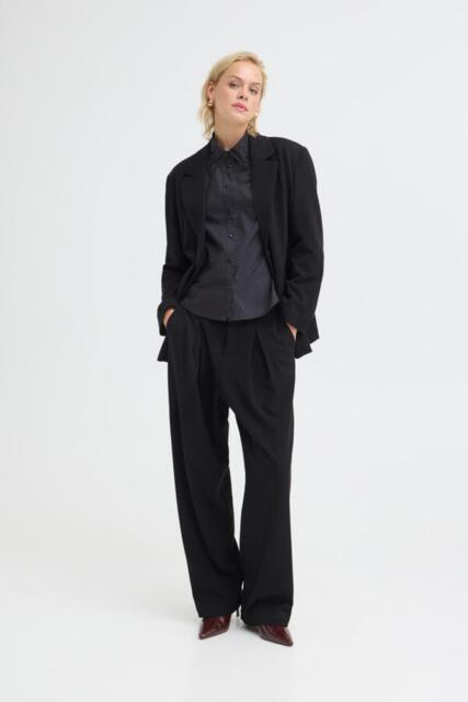 Sort Pulzjeans oversize blazer