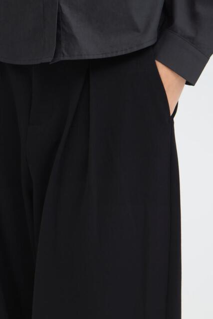 Sorte Pulzjeans bukser med vidde