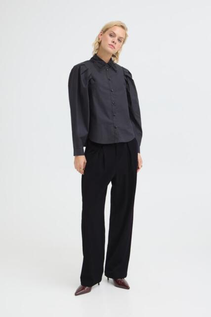 Sorte Pulzjeans bukser med vidde