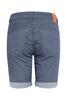Mellemblå elastiske shorts fra Pulz