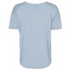 Støvet lyseblå T-shirt fra Luxzuz