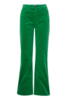 Grønne fløjlsbukser med bootcut
