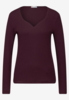 Bordeaux bluse fra Street one