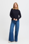 Sort pullover fra Pulz jeans
