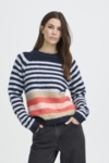 Stribet Pulzjeans sweaters