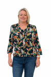 Bluse med elastisk kant fra Mongul