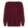 Bordeaux Marta strikbluse