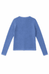 Mansted cardigan i klar blå