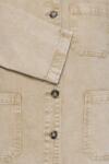 Sand farvet Pulzjeans  jakke i denim