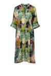 PHJ kjole i silke med tropisk print