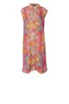 PHJ kjole med abrikosfarvet print
