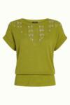 Olivengrøn King Louie bluse