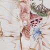 Beige Marta skjortebluse med print