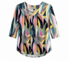 Bluse med elastik fra Mongul
