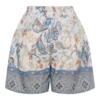 Shorts i blåt print fra Marta