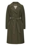 Olivengrøn Trenchcoat fra Pulz Jeans