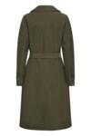 Olivengrøn Trenchcoat fra Pulz Jeans