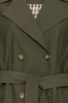 Olivengrøn Trenchcoat fra Pulz Jeans