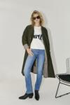Olivengrøn Trenchcoat fra Pulz Jeans