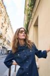 Mørkeblå Pulz Jeans denimkjole