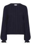 Mørkeblå  Pulz Jeans bluse