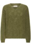 Olivengrøn Pulz Jeans bluse