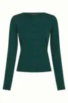 Mørkegrøn King Louie cardigan