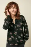 Sort King Louie skjortebluse med print